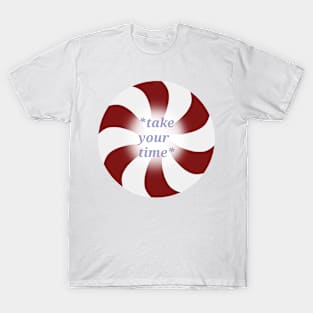 Spiral Clock - Red Candy T-Shirt